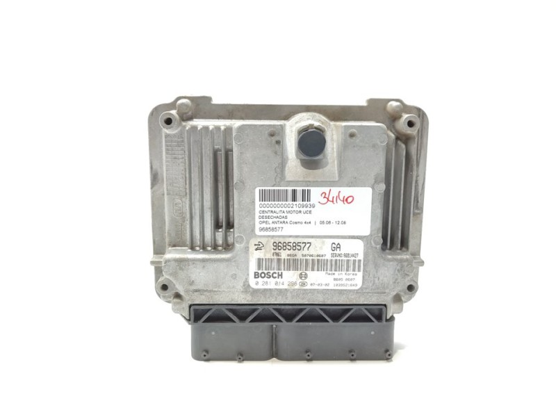 Recambio de centralita motor uce para opel antara cosmo 4x4 referencia OEM IAM 96858577  