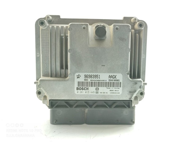 Recambio de centralita motor uce para chevrolet cruze lt referencia OEM IAM 0281015445  