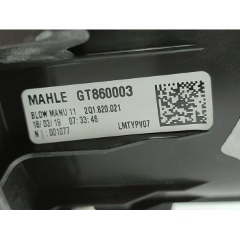 Recambio de ventilador calefaccion para volkswagen polo advance referencia OEM IAM 2Q1820021  