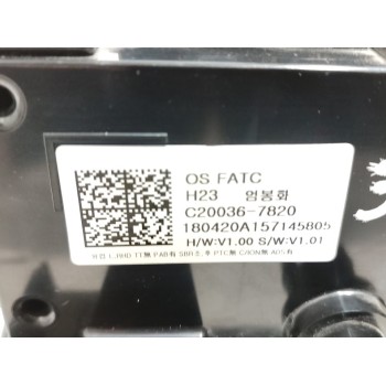Recambio de mando climatizador para hyundai kona essence 2wd referencia OEM IAM C200367820  