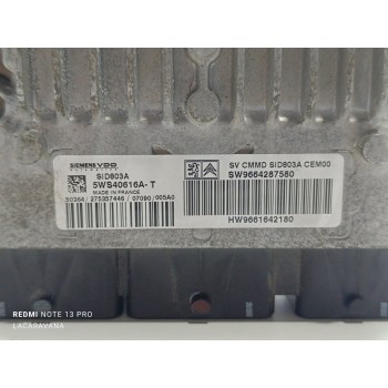 Recambio de centralita motor uce para citroën c4 picasso avatar referencia OEM IAM 9661642180  