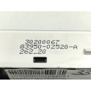 Recambio de pantalla multifuncion para suzuki swace 1.8 hybrid gle referencia OEM IAM 8395002520A  