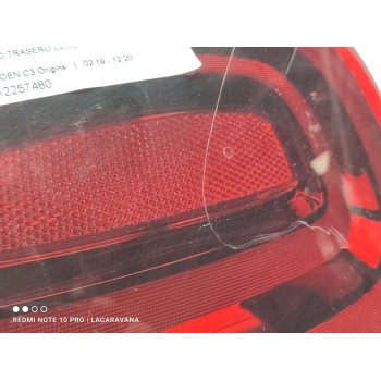 Recambio de piloto trasero derecho para citroën c3 origins referencia OEM IAM 9812257480  