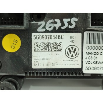 Recambio de mando climatizador para volkswagen golf vii lim. advance bluemotion referencia OEM IAM 5G0907044BC  