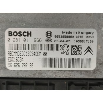 Recambio de centralita motor uce para citroën c4 berlina vtr plus referencia OEM IAM 9662670780  