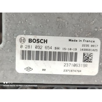 Recambio de centralita motor uce para renault clio iv dynamique referencia OEM IAM 0281032654  