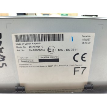 Recambio de sistema navegacion gps para suzuki swace 1.8 hybrid gle referencia OEM IAM 8614002F70  