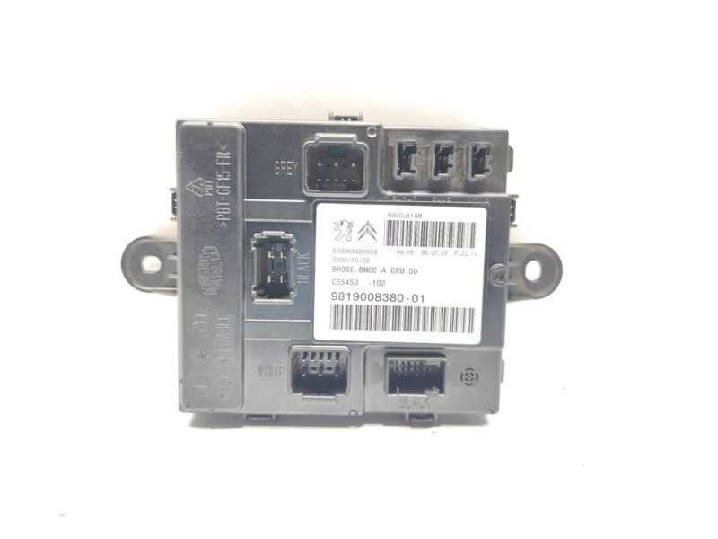 Recambio de modulo electronico para opel grandland x ultimate referencia OEM IAM 9819008380  