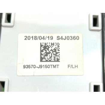 Recambio de mando elevalunas delantero izquierdo para hyundai kona essence 2wd referencia OEM IAM 93570J9150  