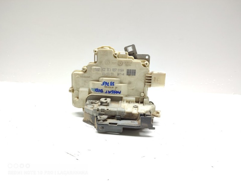 Recambio de cerradura puerta delantera derecha para volkswagen passat lim. (362) advance bluemotion referencia OEM IAM 3C1837016