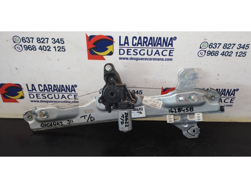 Recambio de elevalunas trasero derecho para nissan qashqai (j11) 360 referencia OEM IAM C17689100  