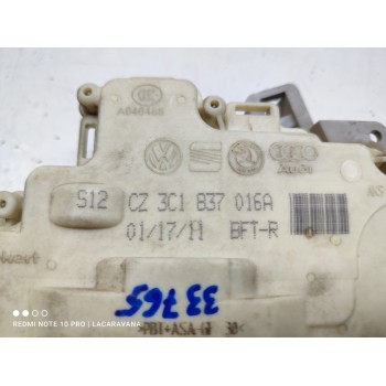 Recambio de cerradura puerta delantera derecha para volkswagen passat lim. (362) advance bluemotion referencia OEM IAM 3C1837016