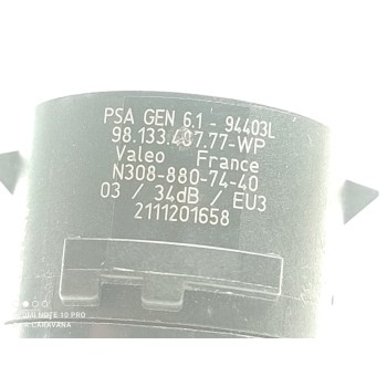 Recambio de sensor de aparcamiento para citroën berlingo furgón club m referencia OEM IAM 9813340777  