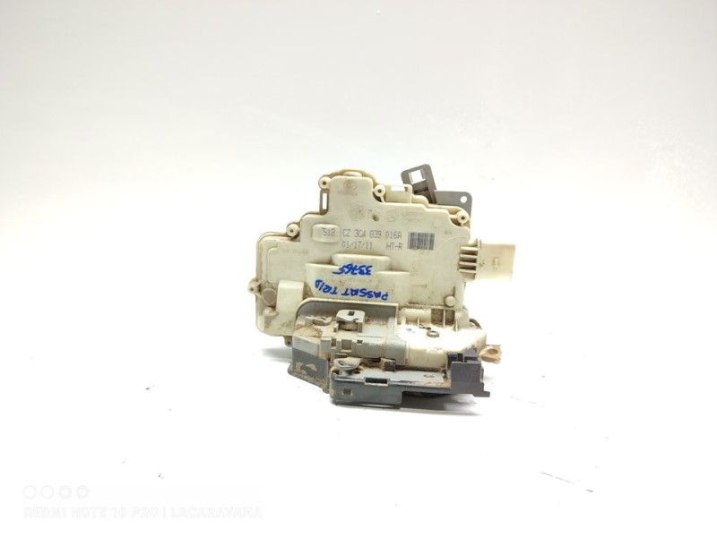 Recambio de cerradura puerta trasera derecha para volkswagen passat lim. (362) advance bluemotion referencia OEM IAM 3C4839016A 