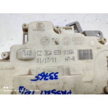 Recambio de cerradura puerta trasera derecha para volkswagen passat lim. (362) advance bluemotion referencia OEM IAM 3C4839016A 