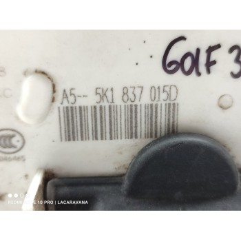 Recambio de cerradura puerta delantera izquierda para volkswagen golf vi (5k1) advance referencia OEM IAM 5K1837015D  