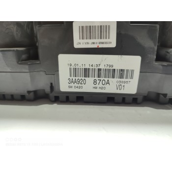 Recambio de cuadro instrumentos para volkswagen passat lim. (362) advance bluemotion referencia OEM IAM 3AA920870A  