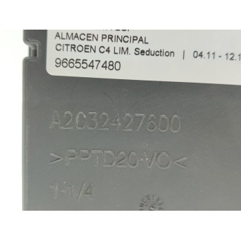 Recambio de modulo electronico para citroën c4 lim. seduction referencia OEM IAM 9665547480  