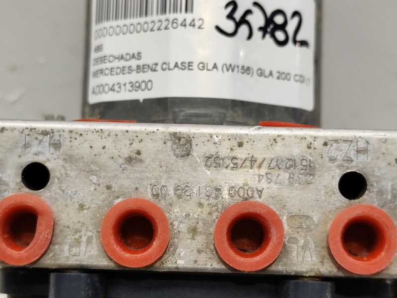 Recambio de abs para mercedes-benz clase gla (w156) gla 200 cdi (156.908) referencia OEM IAM A0004313900  