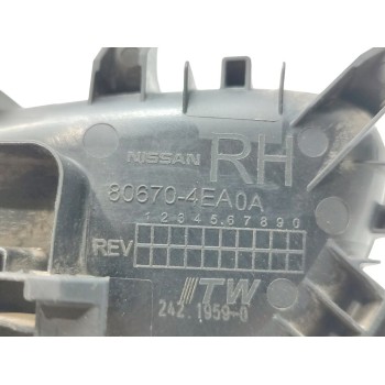 Recambio de maneta interior delantera derecha para nissan qashqai (j11) 360 referencia OEM IAM 826704EA0A  