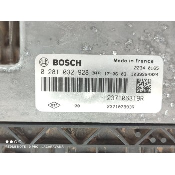 Recambio de centralita motor uce para renault talisman zen referencia OEM IAM 0281032928  