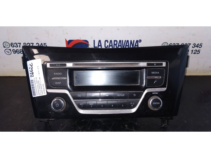 Recambio de sistema audio / radio cd para nissan qashqai (j11) 360 referencia OEM IAM 281854CA0A  
