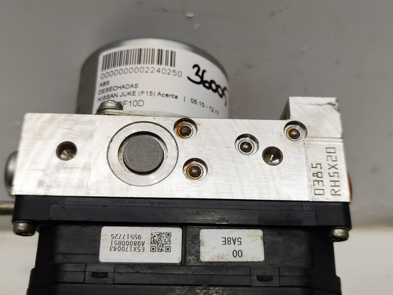 Recambio de abs para nissan juke (f15) acenta referencia OEM IAM 47660BF10D  