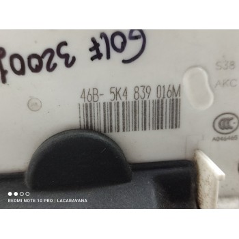 Recambio de cerradura puerta trasera derecha para volkswagen golf vi (5k1) advance referencia OEM IAM 5K4839016M  