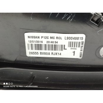 Recambio de piloto trasero izquierdo para nissan juke (f15) acenta referencia OEM IAM 26555BV80A  