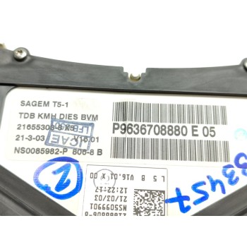 Recambio de cuadro instrumentos para peugeot 307 (s1) xt referencia OEM IAM 9636708880  