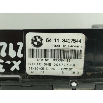 Recambio de mando climatizador para bmw x3 (e83) 3.0 turbodiesel cat referencia OEM IAM 64113417544  