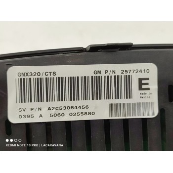 Recambio de cuadro instrumentos para cadillac srx sports edition tracción total referencia OEM IAM 25772410  