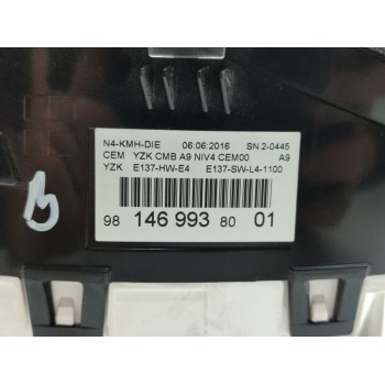 Recambio de cuadro instrumentos para peugeot 2008 (--.2013) allure referencia OEM IAM 9814699380  