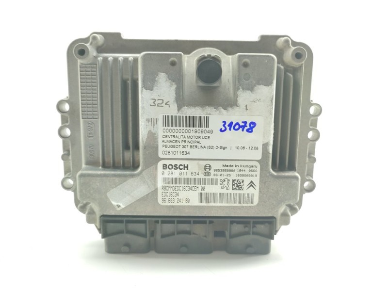 Recambio de centralita motor uce para peugeot 307 break/sw (s2) d-sign referencia OEM IAM 0281011634  