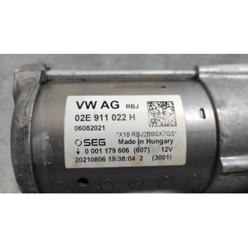 Recambio de motor arranque para cupra formentor (km7) basis referencia OEM IAM 02E911022H  