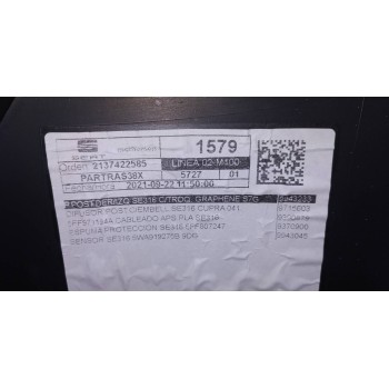 Recambio de paragolpes trasero para cupra formentor (km7) basis referencia OEM IAM 5FF807434C  