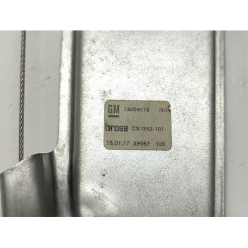 Recambio de elevalunas trasero derecho para opel astra k lim. 5türig dynamic referencia OEM IAM 13406678  