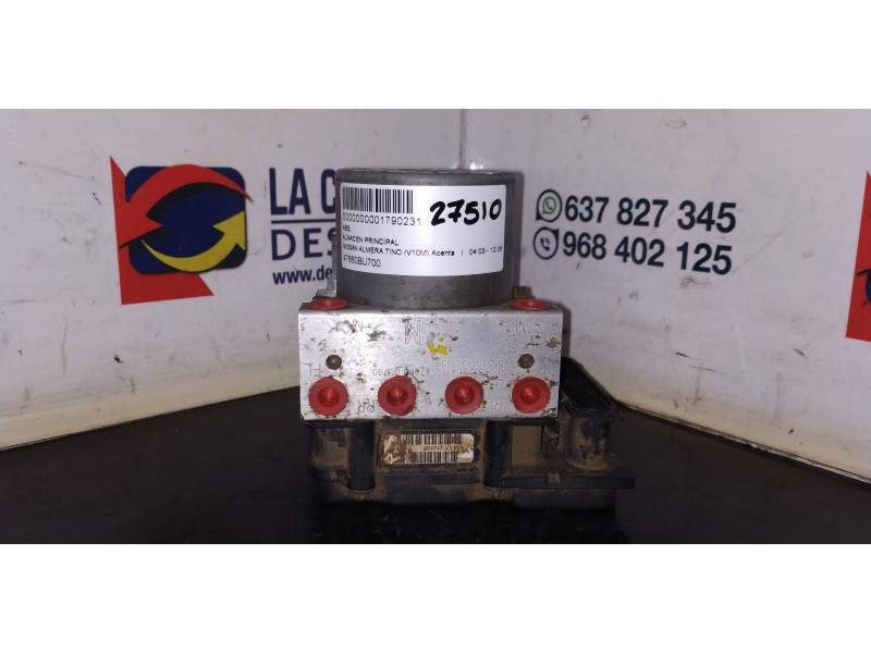 Recambio de abs para nissan almera tino (v10m) acenta referencia OEM IAM 47660BU700  
