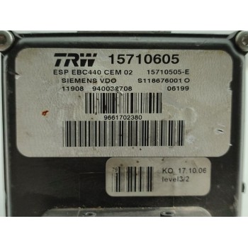 Recambio de abs para peugeot 407 st confort referencia OEM IAM 9661702380  