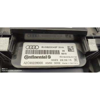 Recambio de mando climatizador para audi q3 (8ug) attraction referencia OEM IAM 8U0820043F  