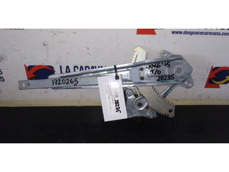 Recambio de elevalunas trasero derecho para nissan juke (f15) acenta referencia OEM IAM 82731CV01B  