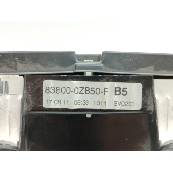 Recambio de cuadro instrumentos para toyota auris luna+ referencia OEM IAM 838000ZB50F  