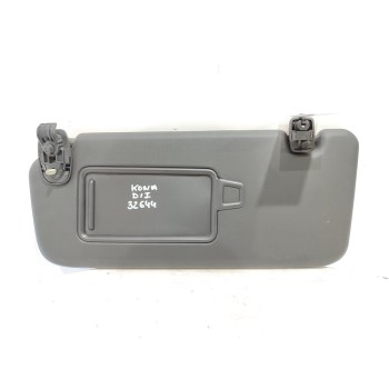 Recambio de parasol izquierdo para hyundai kona essence 2wd referencia OEM IAM 85210J9210TRY  