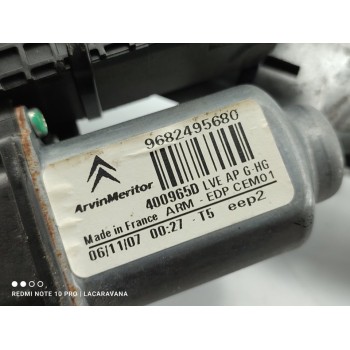 Recambio de elevalunas delantero izquierdo para citroën c4 picasso sx referencia OEM IAM 9682495680  