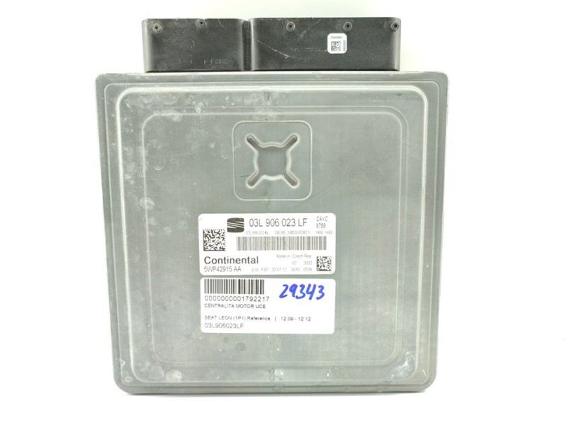 Recambio de centralita motor uce para seat leon (1p1) reference referencia OEM IAM 03L906023LF  
