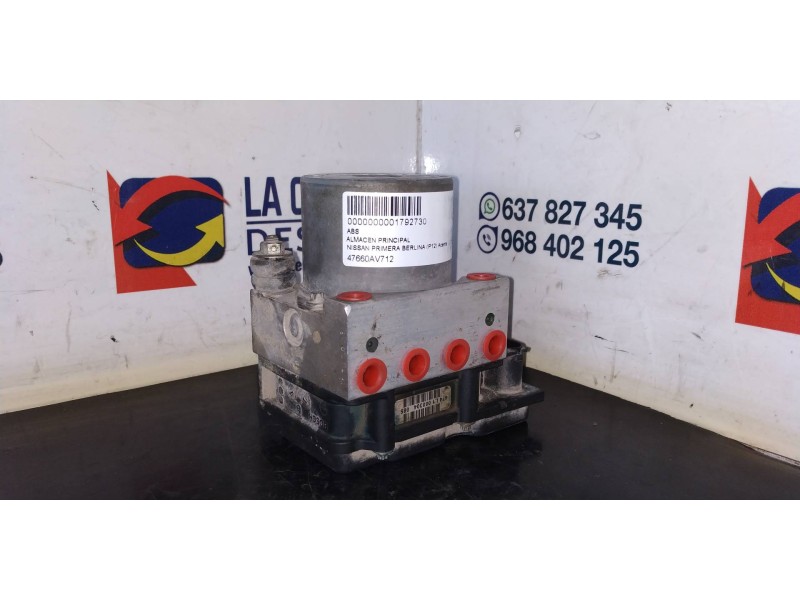 Recambio de abs para nissan primera berlina (p12) acenta referencia OEM IAM 47660AV712  