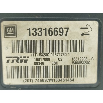 Recambio de abs para opel insignia berlina cosmo referencia OEM IAM 13316697  