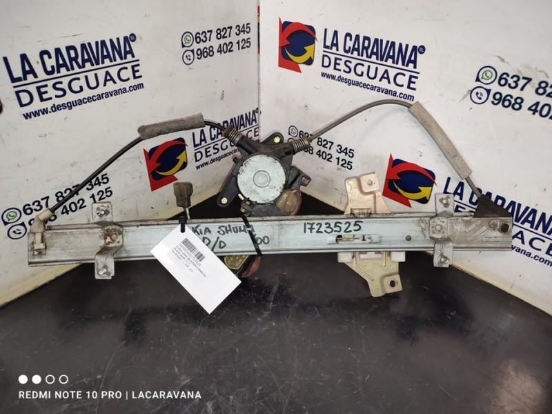 Recambio de elevalunas delantero derecho para kia shuma referencia OEM IAM   
