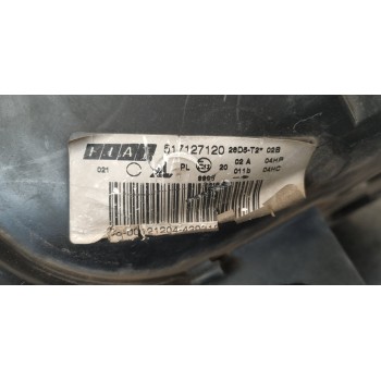 Recambio de faro izquierdo para fiat stilo (192) 1.2 16v referencia OEM IAM 517127120  