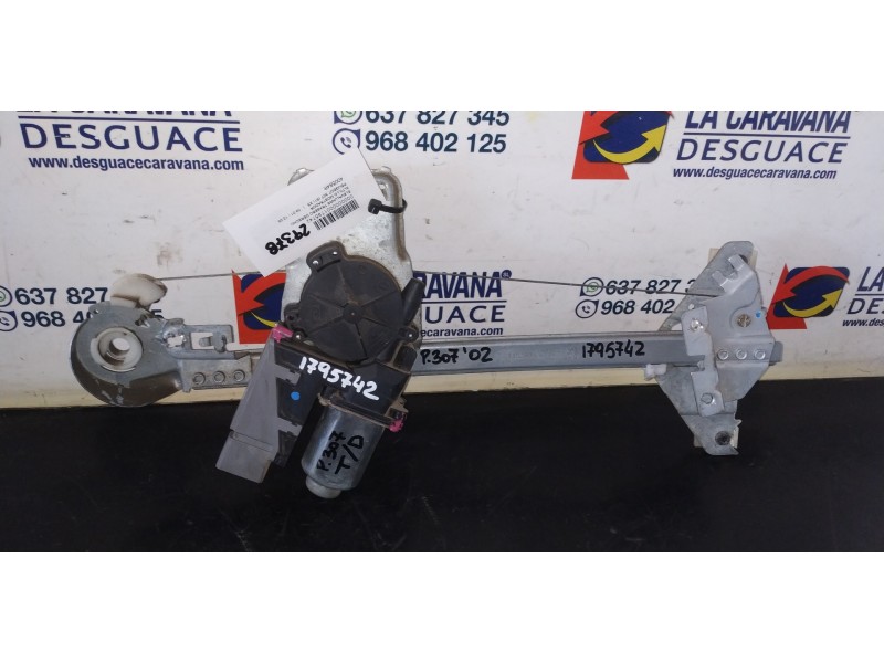 Recambio de elevalunas trasero derecho para peugeot 307 (s1) xs referencia OEM IAM 400584R  